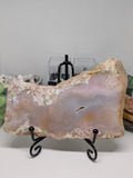 Flower agate slab