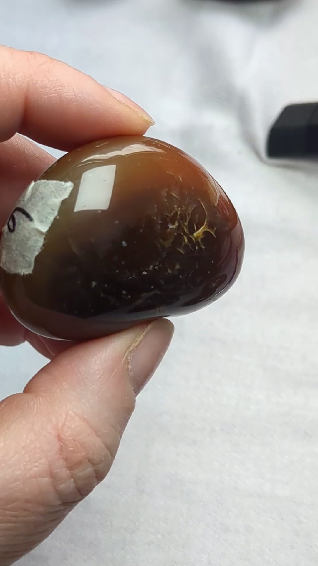 Carnelian palm stone B