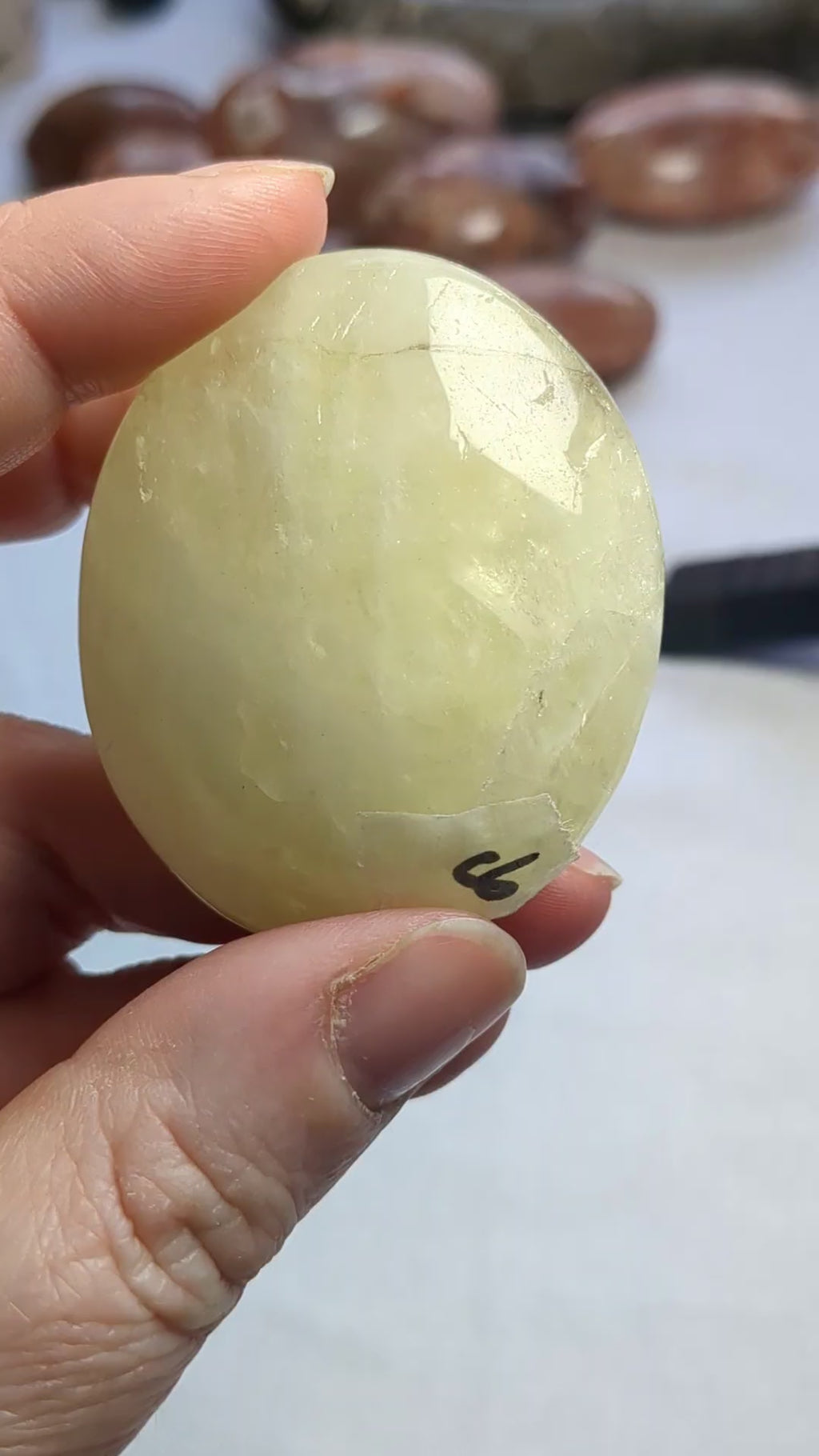 Citrine palm stone A