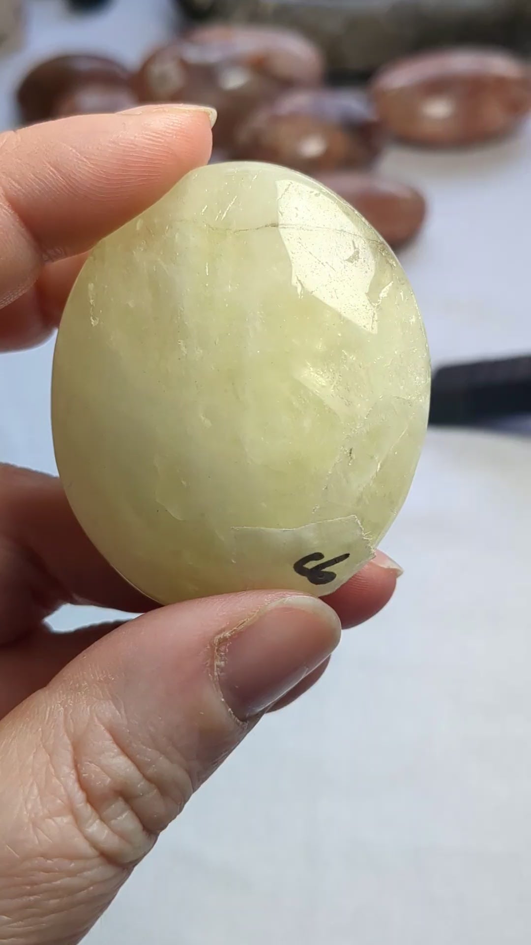 Citrine palm stone A