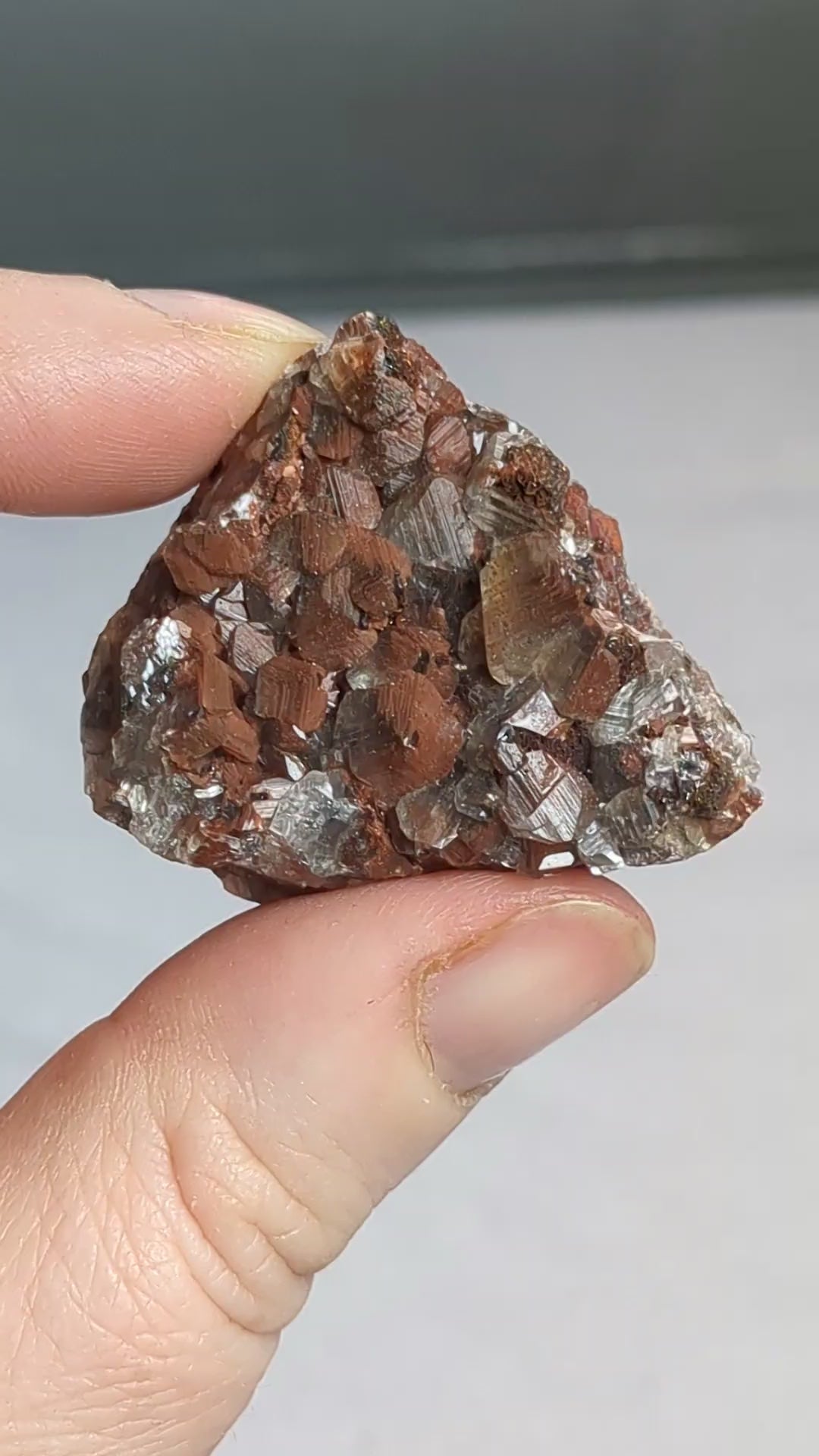 Red Calcite Specimen