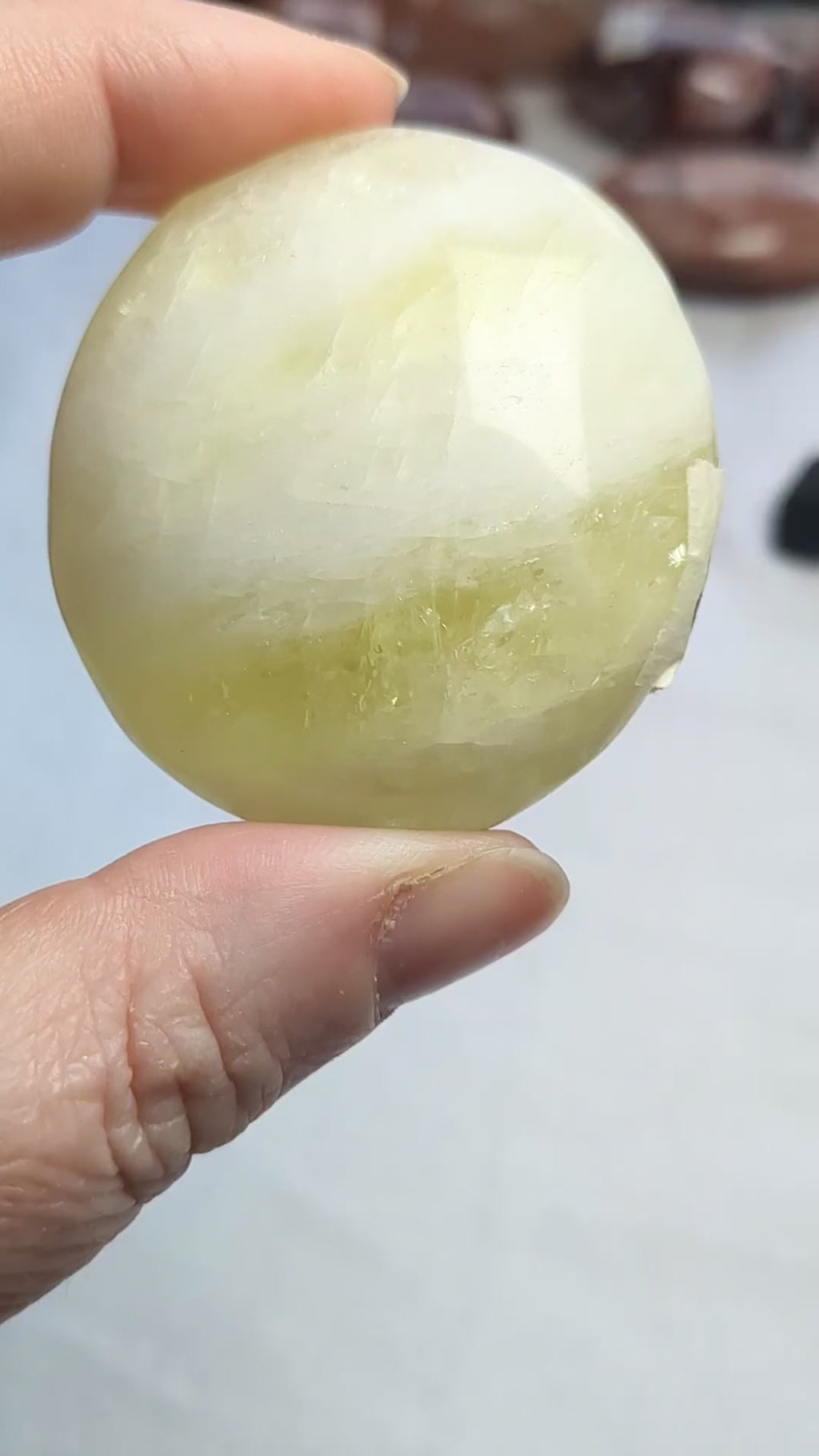 Citrine palm stone B
