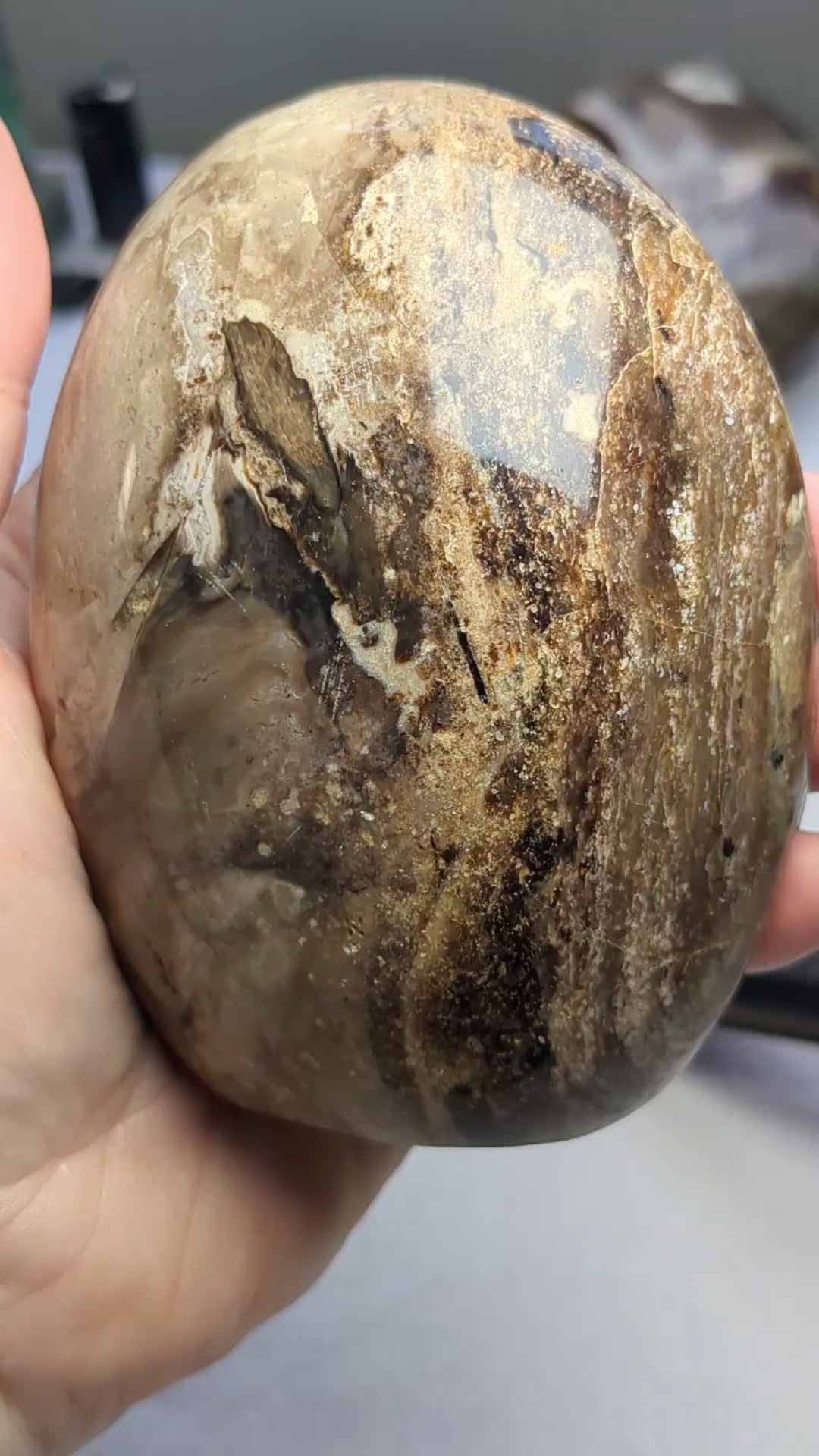 Chocolate Calcite Freeform