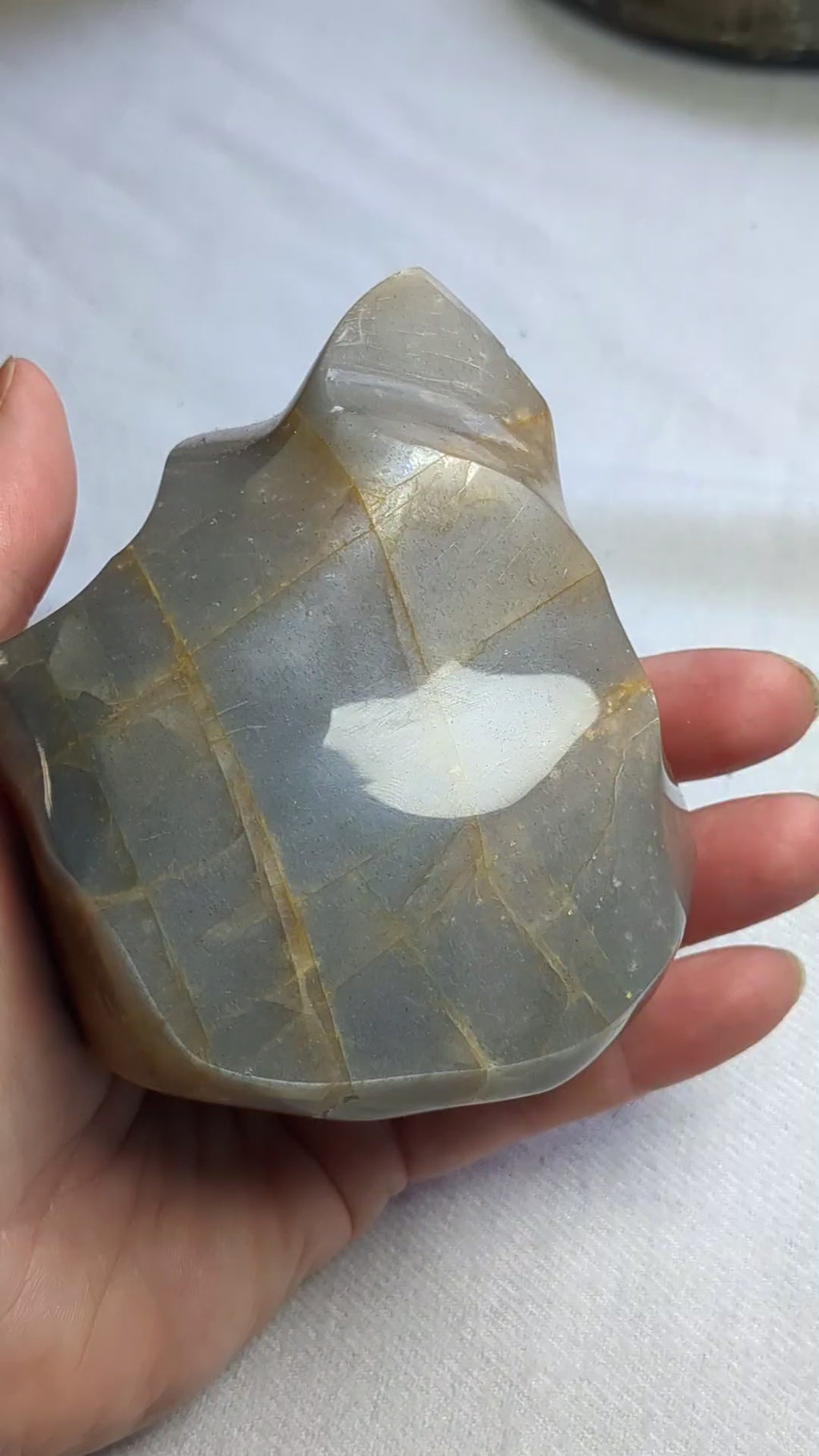 Peach Moonstone flame