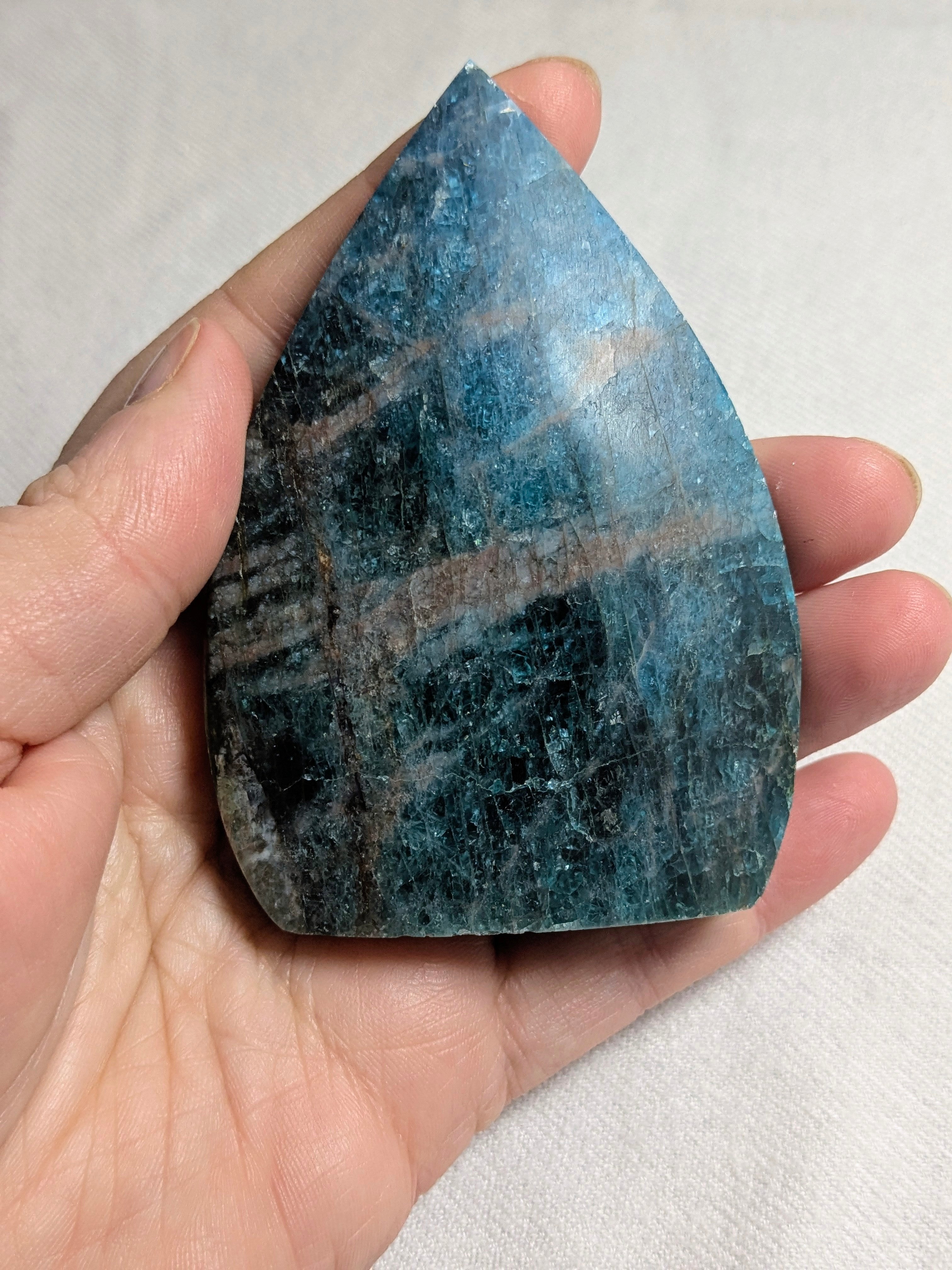 Blue Apatite Teardrop