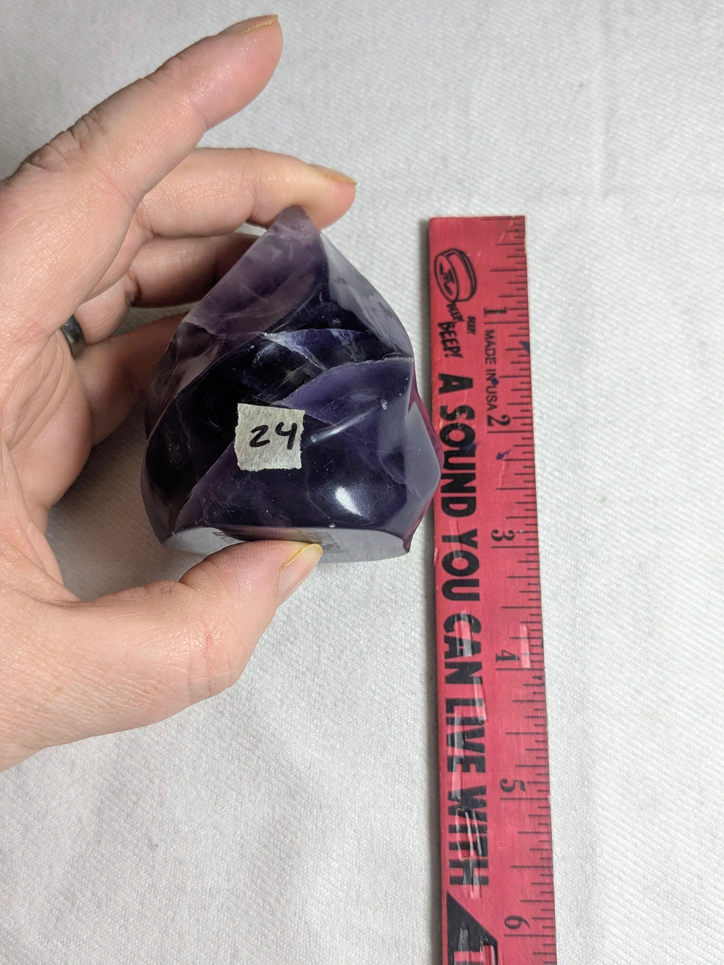 Purple Fluorite Flame