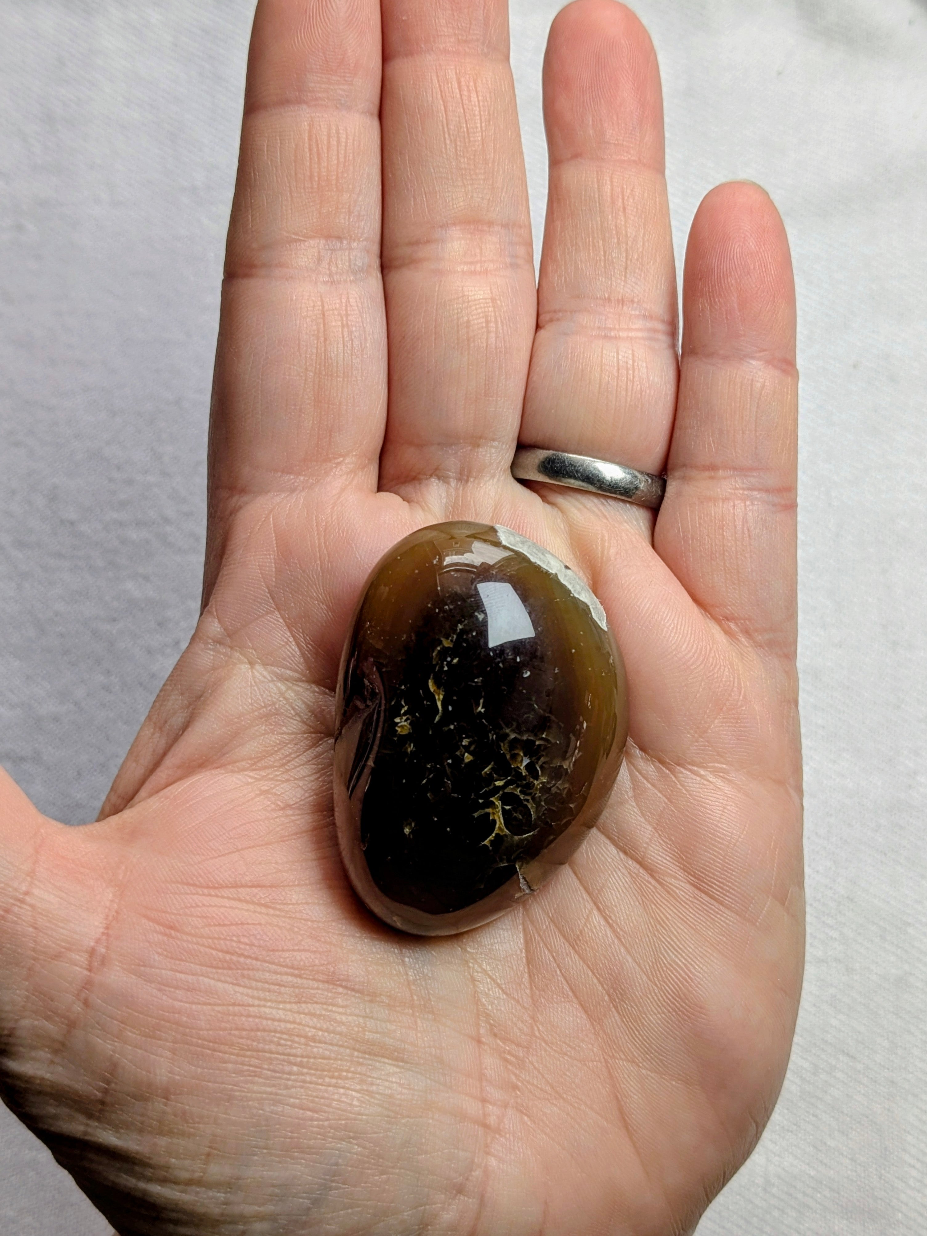 Carnelian palm stone B