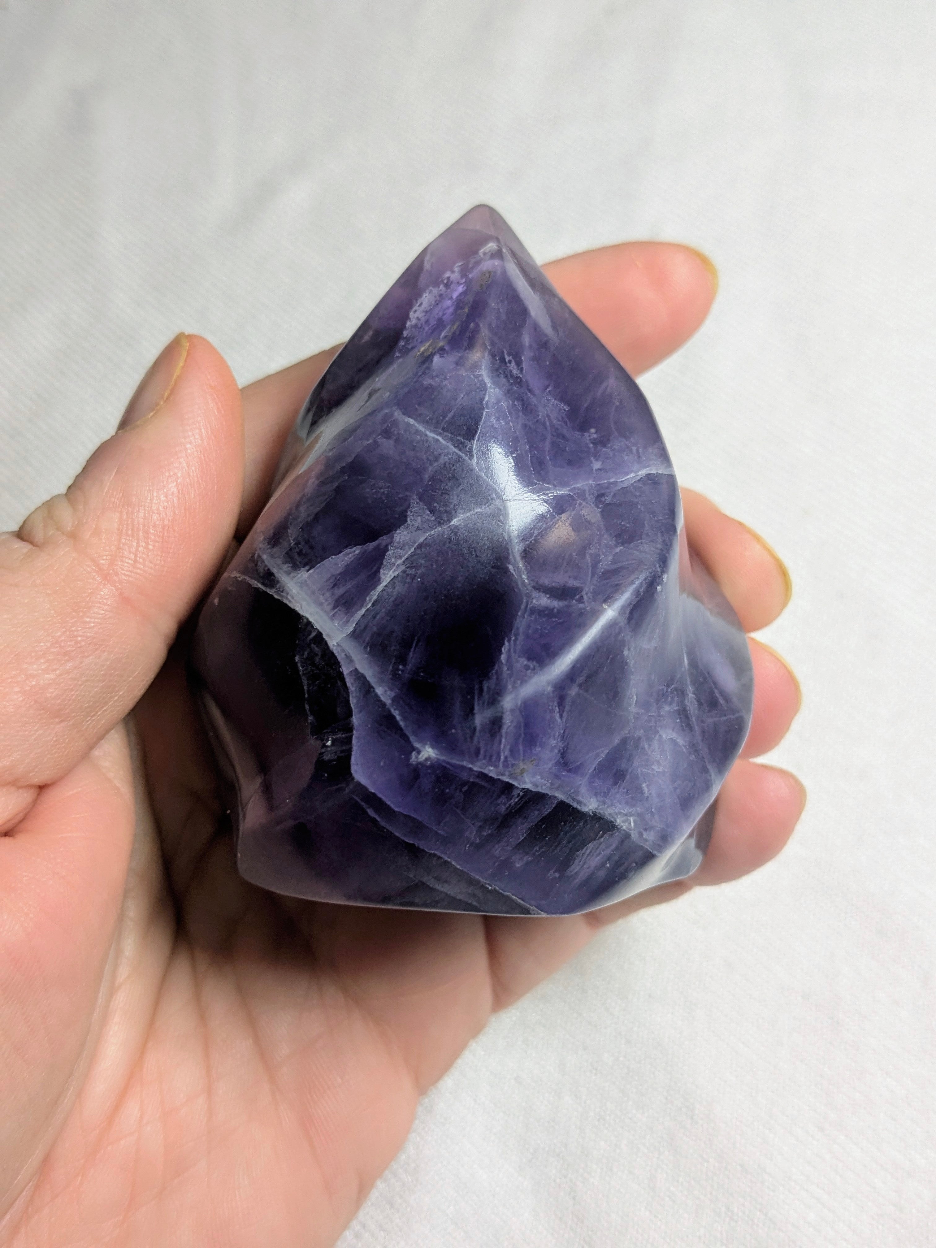 Purple Fluorite Flame