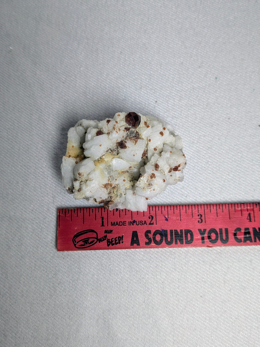 Spessartite Garnet with Albite, Feldspar and Aquamarine Specimen