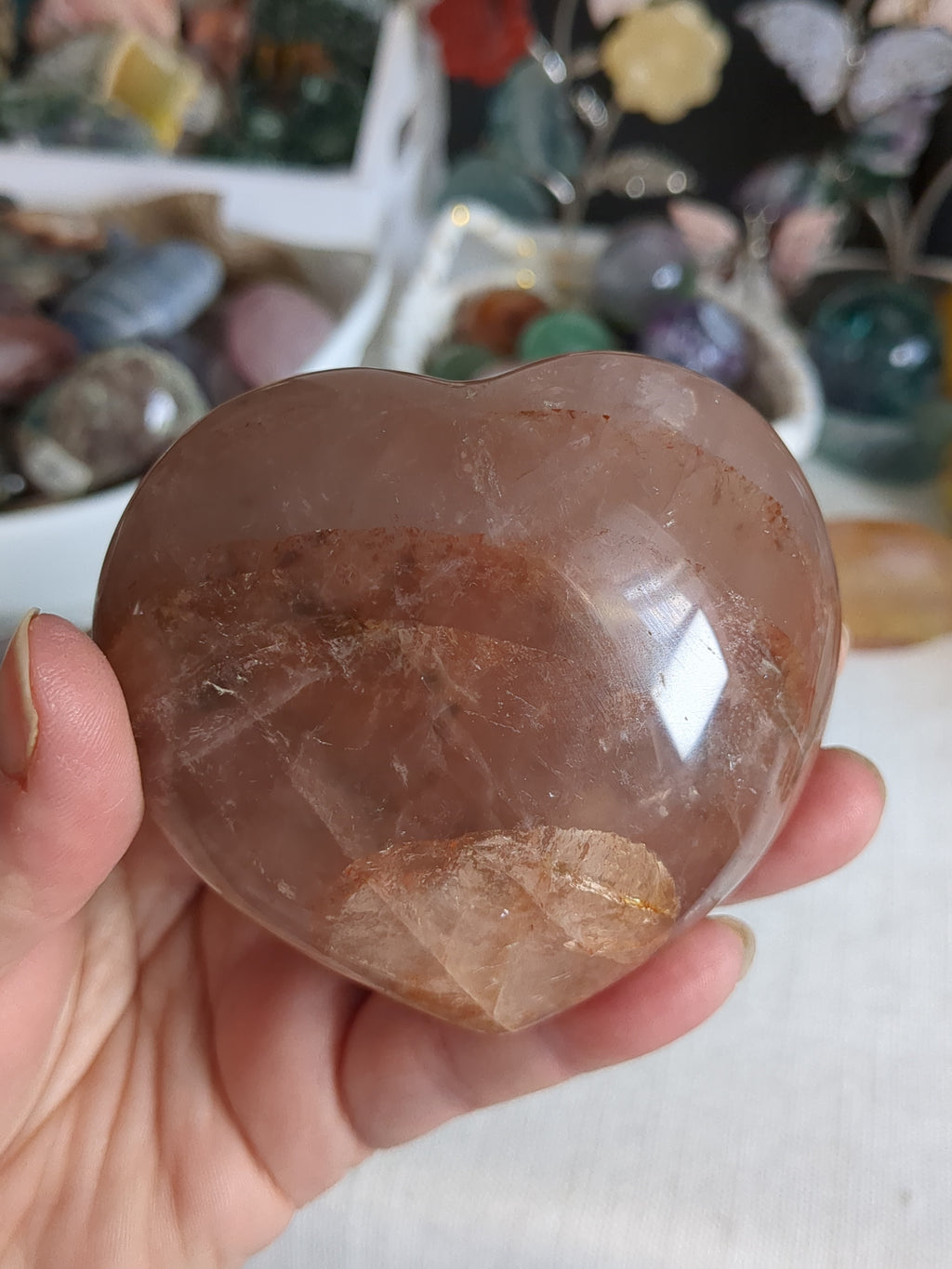 Fire Quartz Heart
