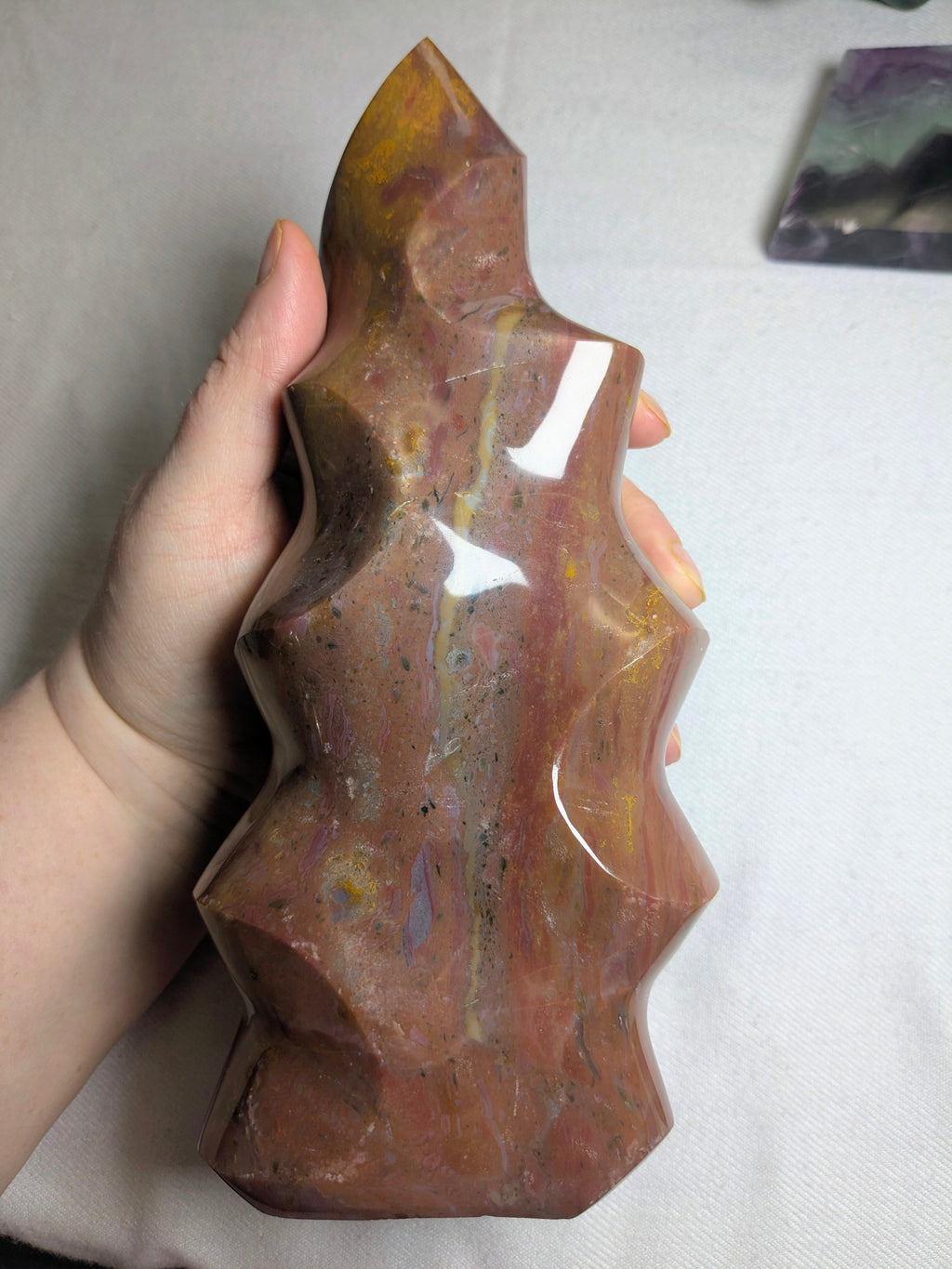 Red/Yellow Extra Large Ocean Jasper Flame