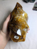 Golden Healer Quartz Flame