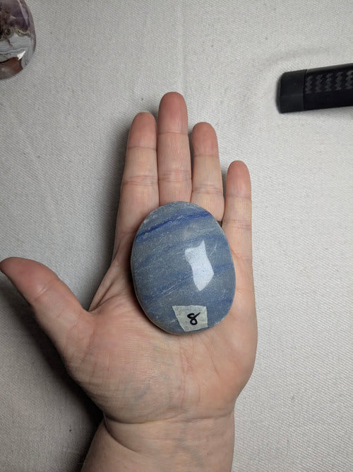 Blue aventurine palm stone B