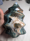 Extra Large Ocean Jasper Flame