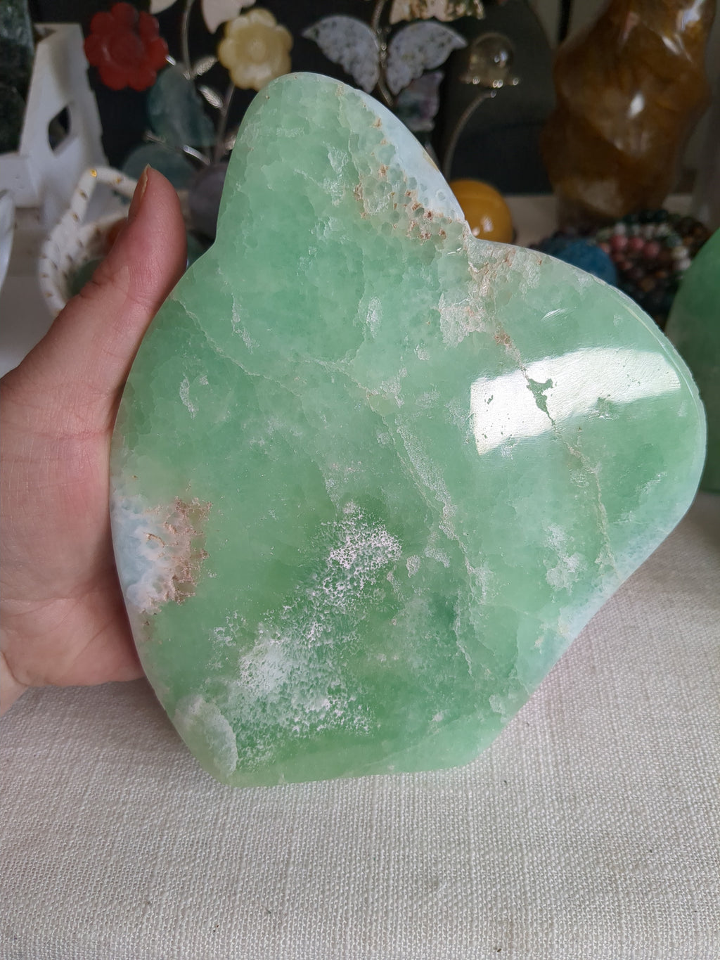 Extra Large Caribbean calcite freeform