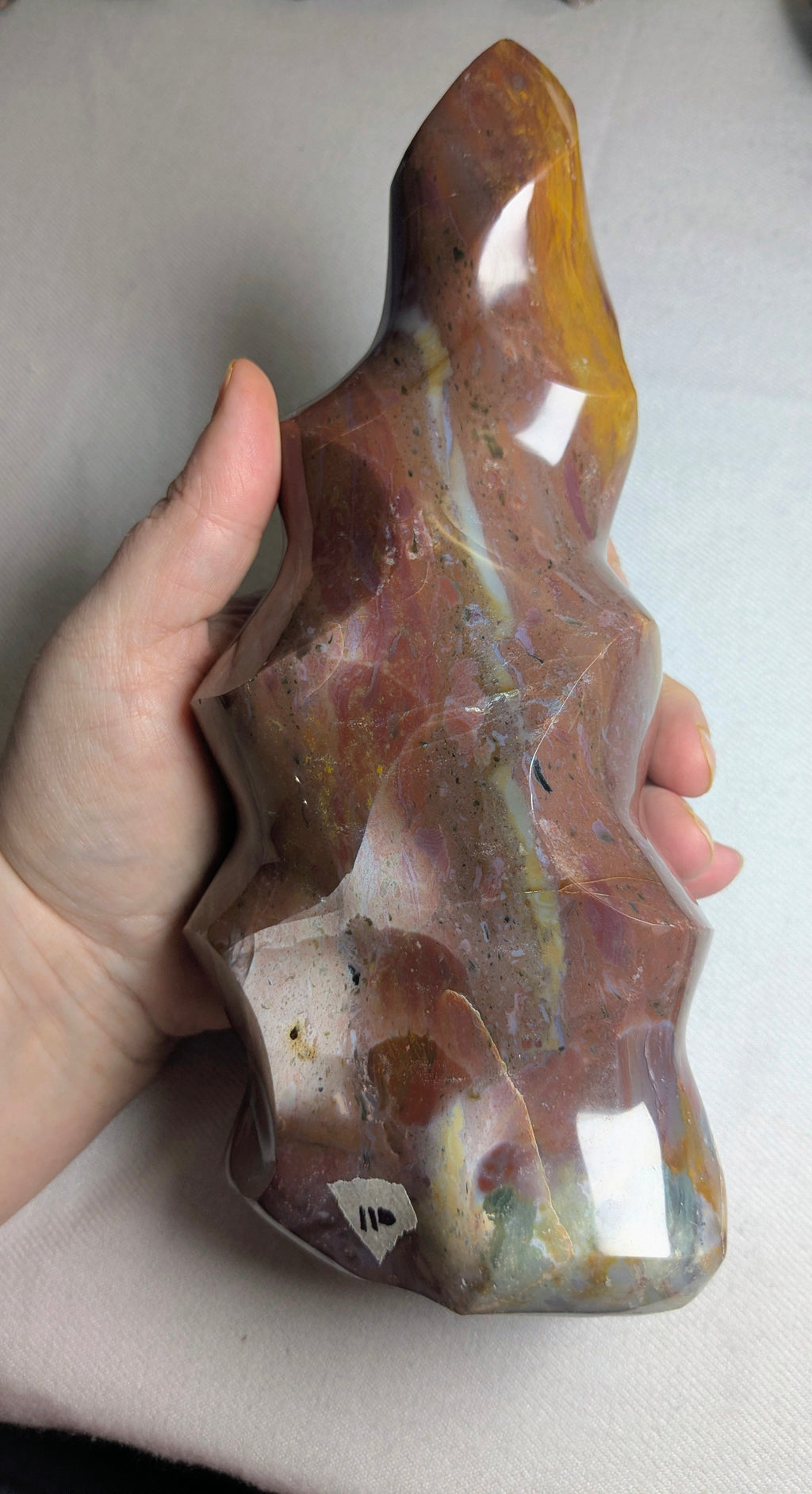 Red/Yellow Extra Large Ocean Jasper Flame