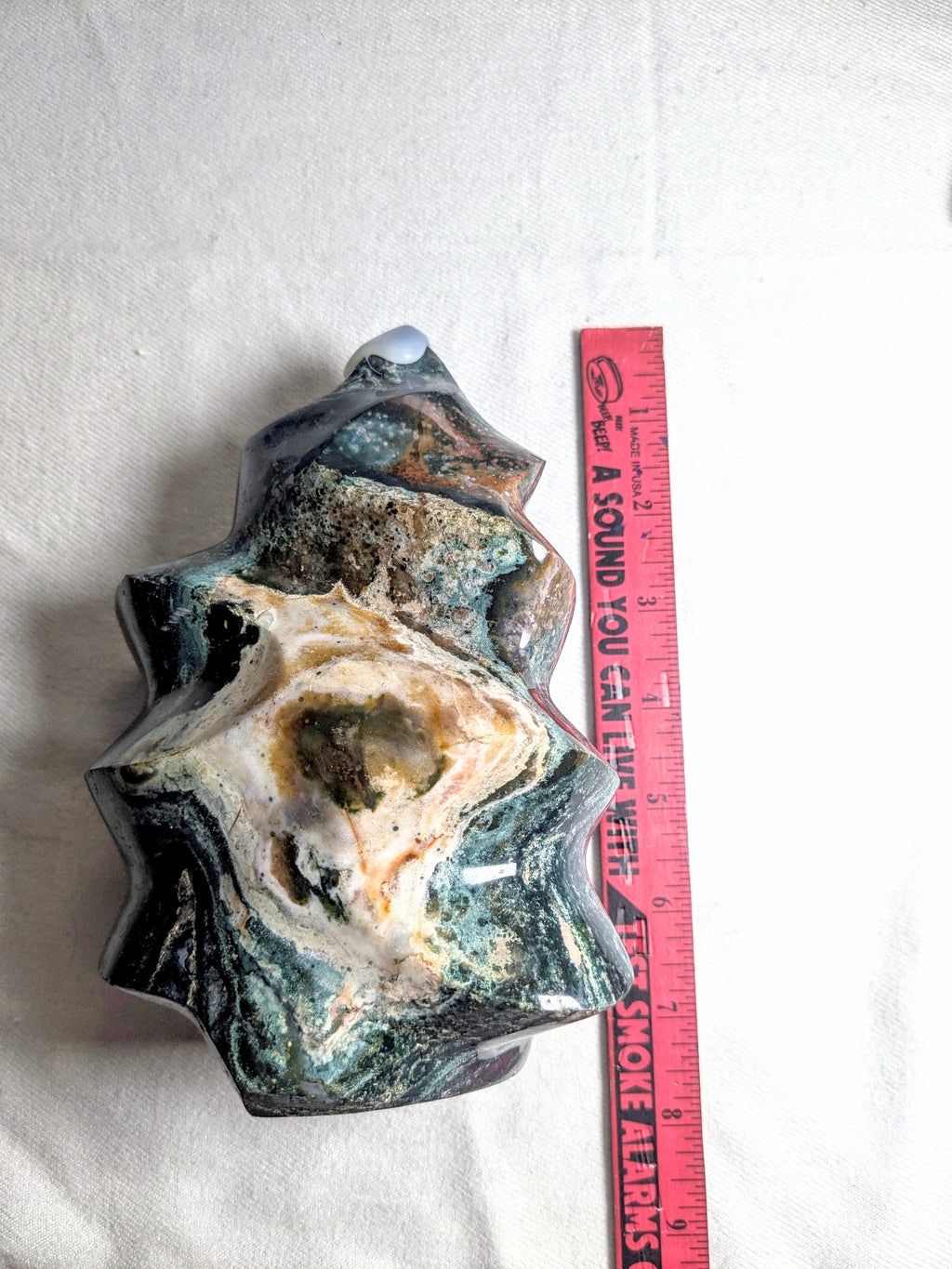 Extra Large Ocean Jasper Flame