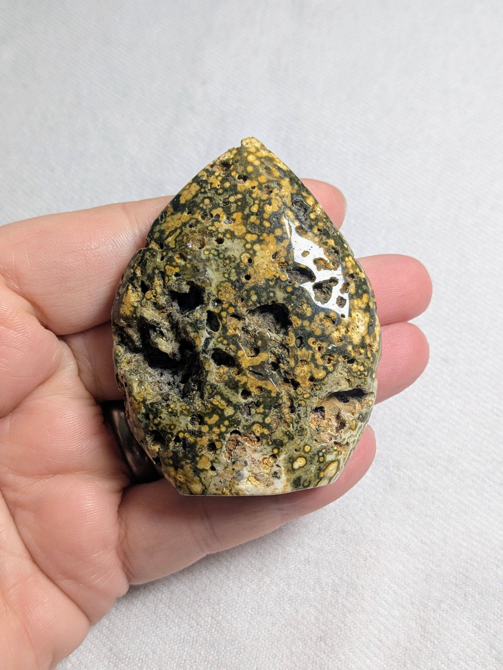 Small Ocean Jasper Teardrop