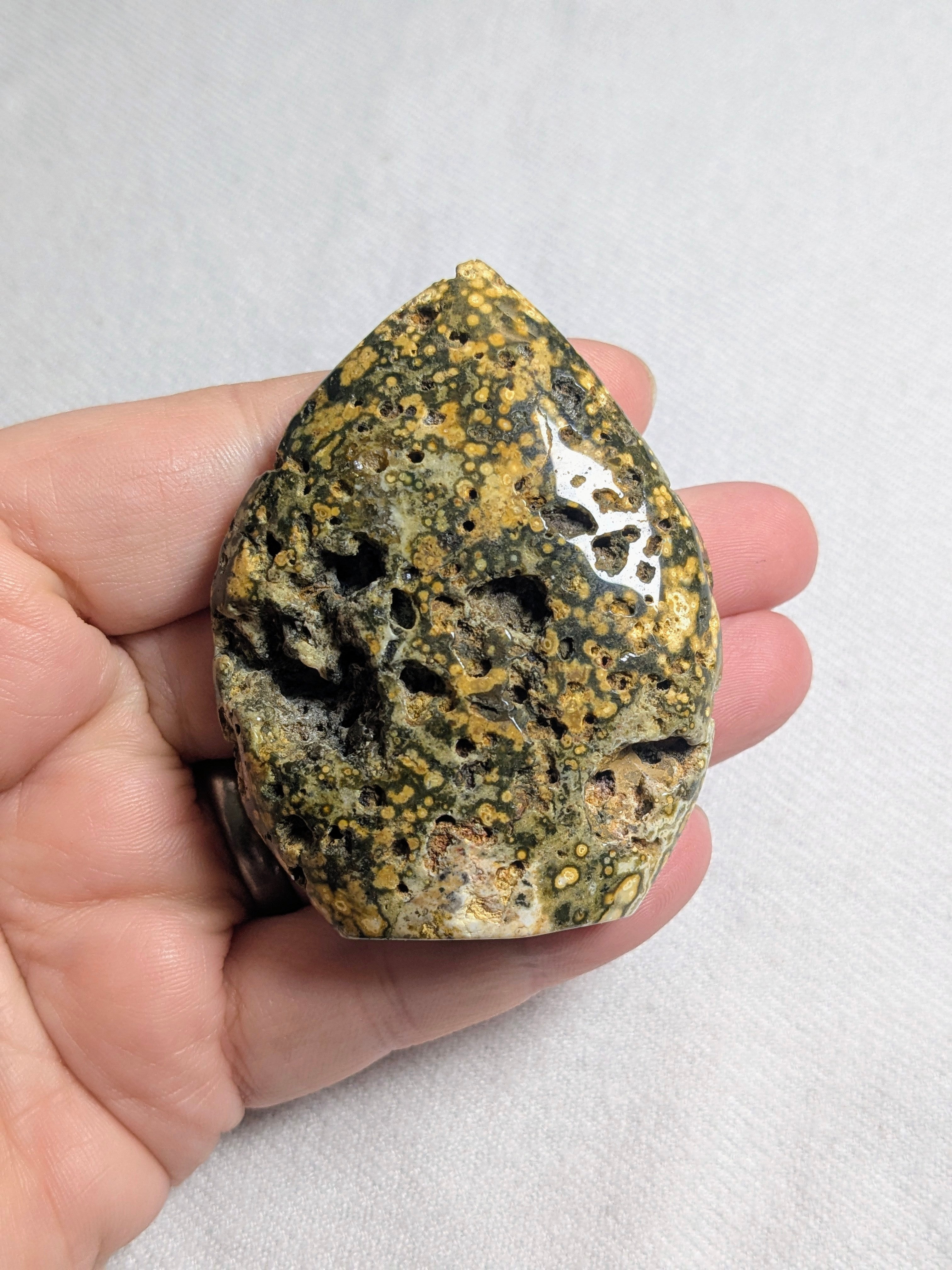 Small Ocean Jasper Teardrop