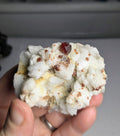 Spessartite Garnet with Albite, Feldspar and Aquamarine Specimen