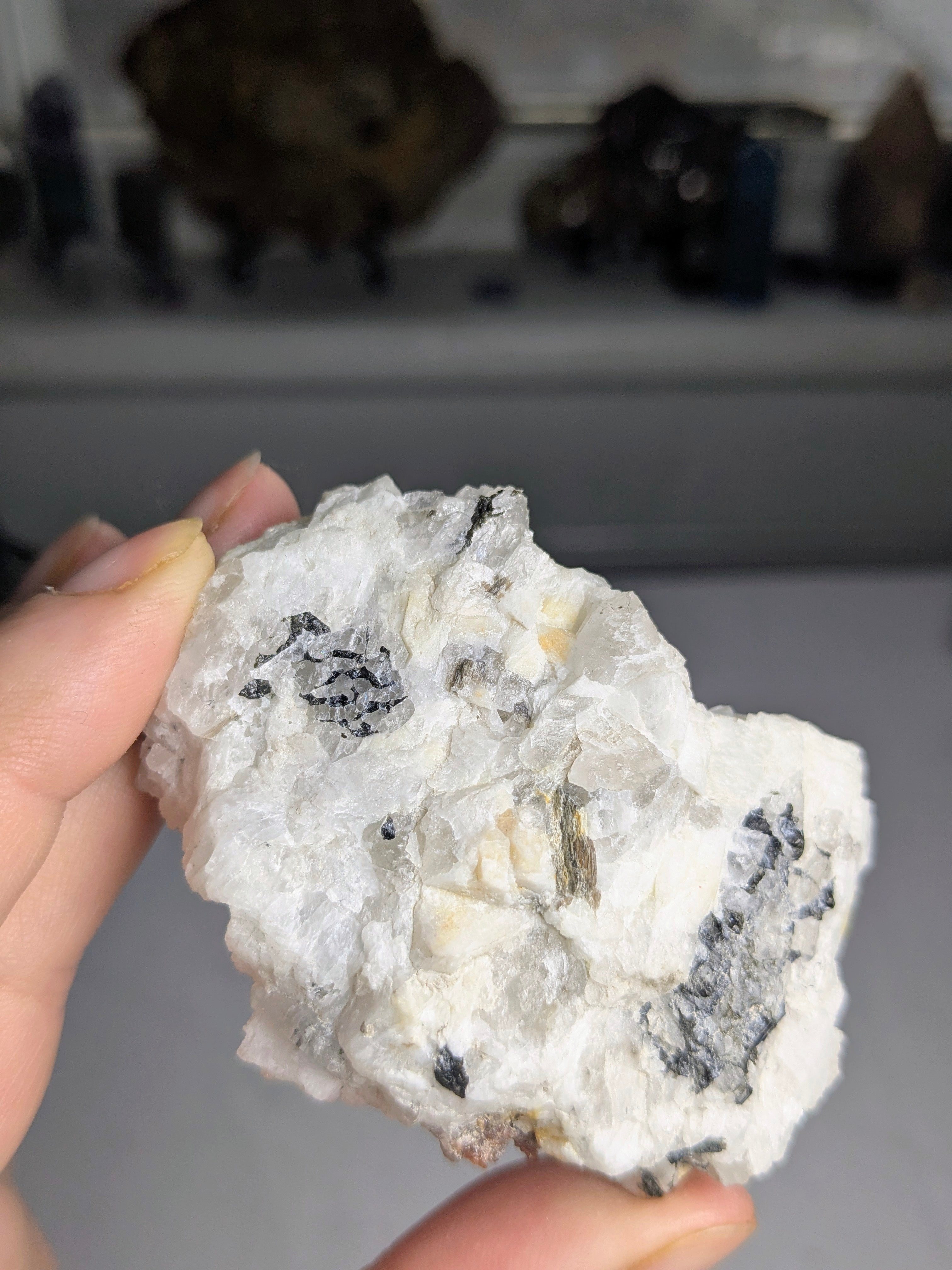 Spessartite Garnet with Albite, Feldspar and Aquamarine Specimen