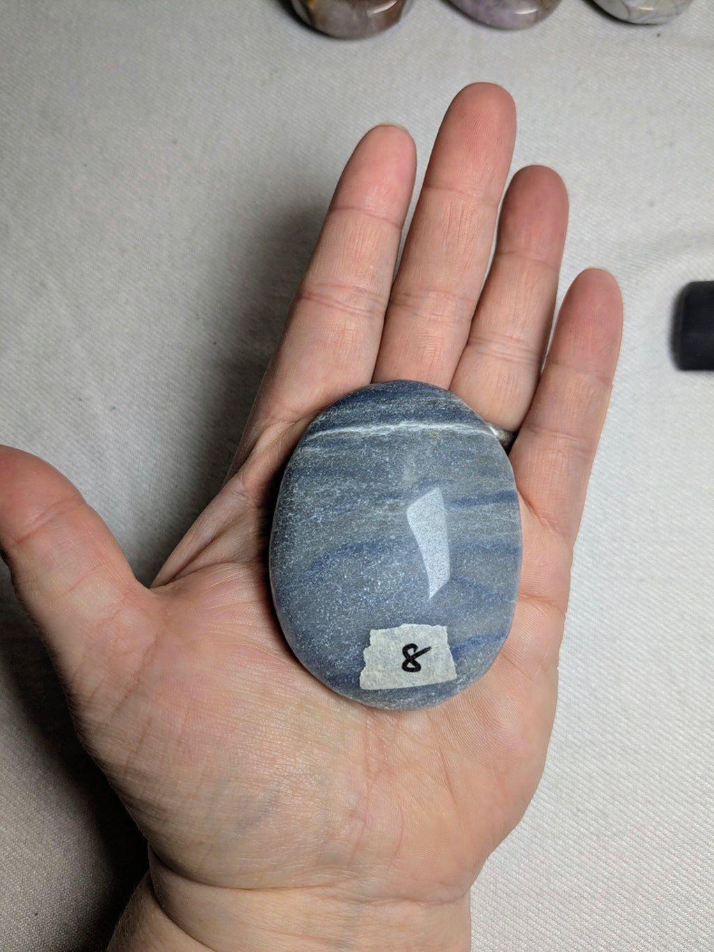 Blue aventurine palm stone A