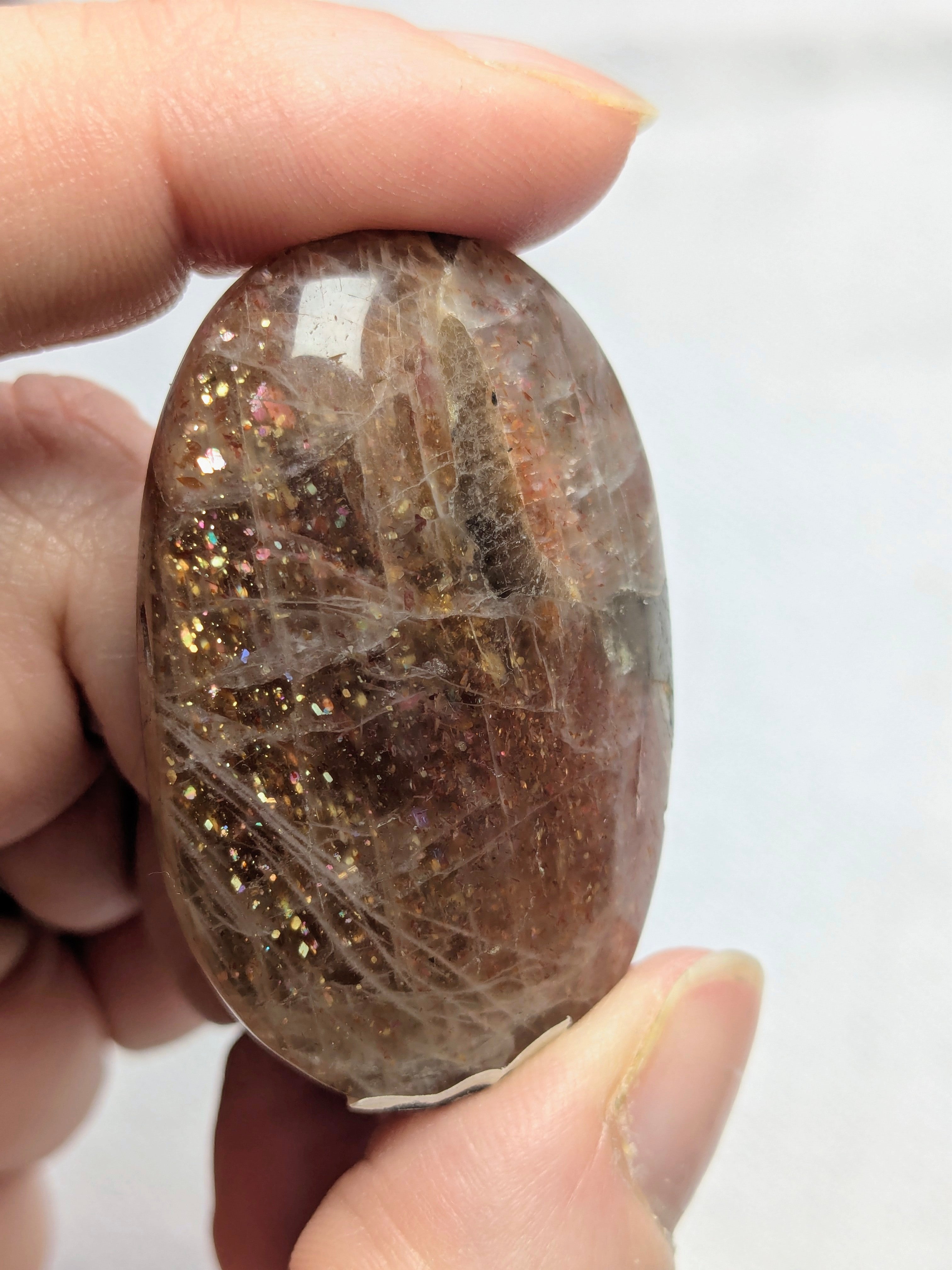 Sunstone worry stone