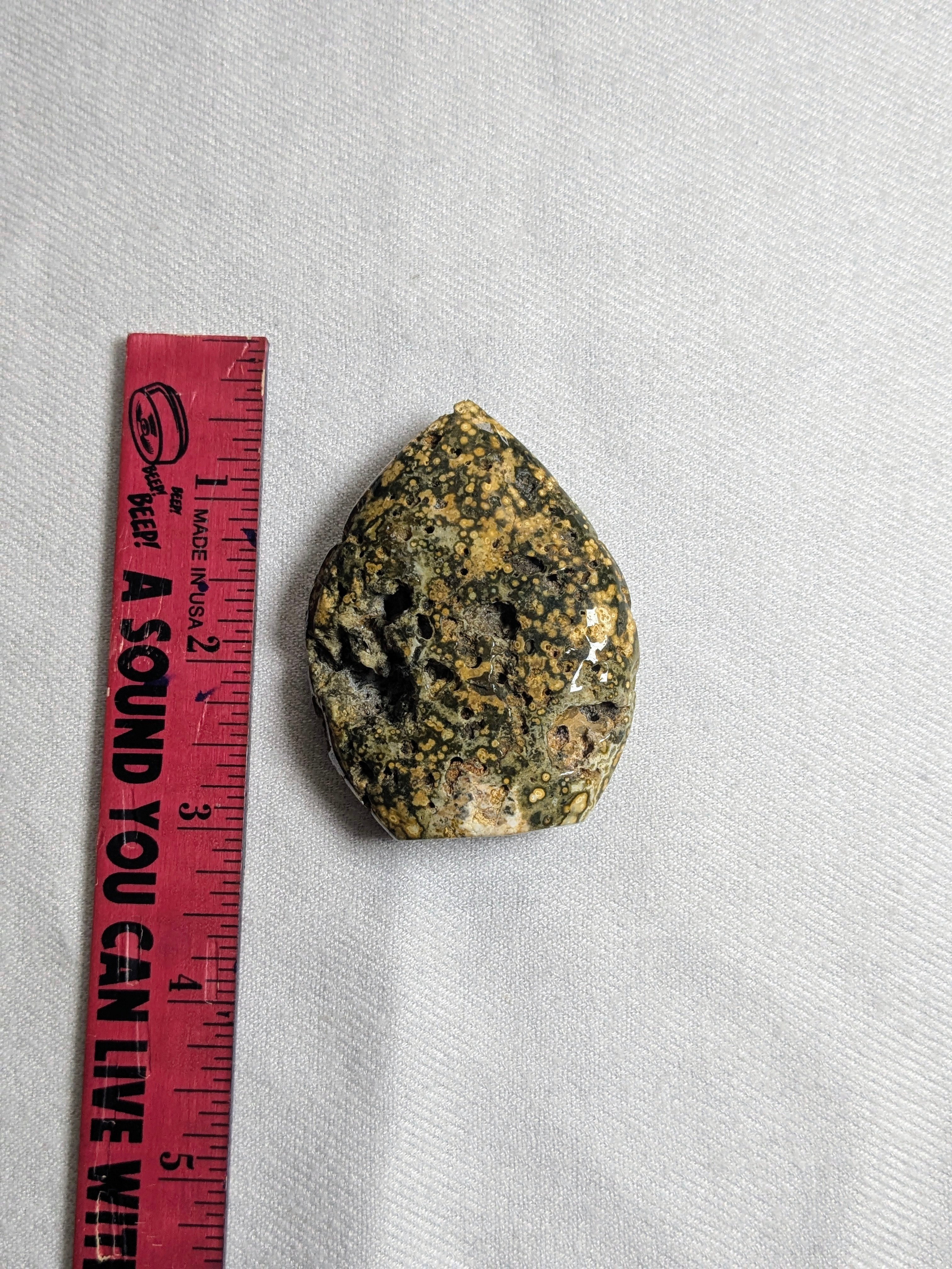 Small Ocean Jasper Teardrop